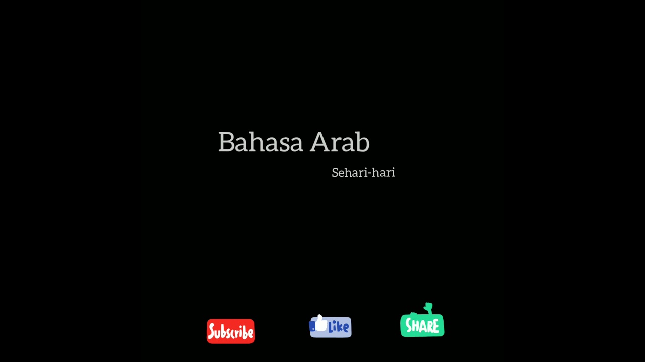 Wajib Dihafal 100 kalimat dalam Percakapan Bahasa Arab sehari-hari yang sangat bermanfaat. (part 1)