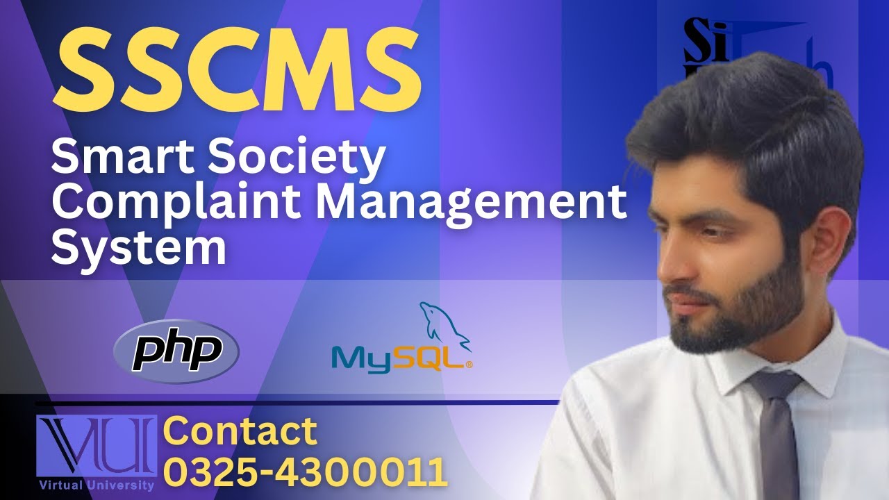 CS619 SSCMS - Smart Society Complaint Management System Complete Project
