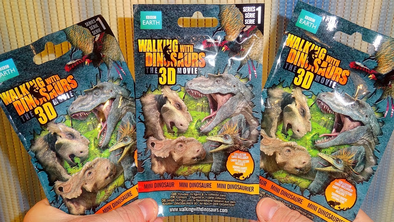 Walking with Dinosaurs 3D Movie - 12 Dinosaurs Figure + Collectors Cards Collection