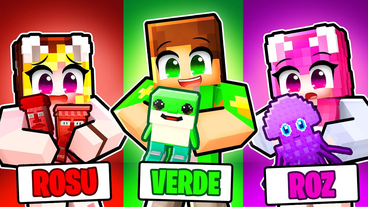 Fura *BRAINROT-uri* DOAR De o CULOARE pe Minecraft...