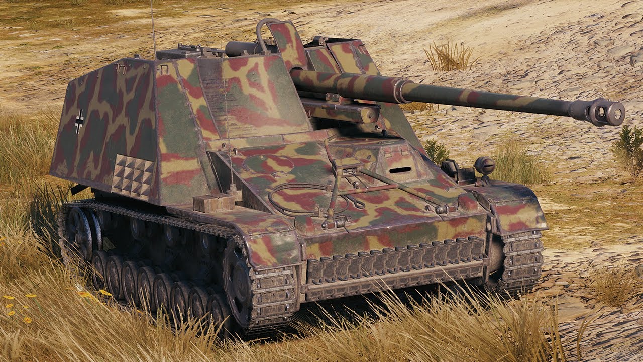 World of Tanks - Nashorn - 5 Kills 4,6K Damage (Steppes)