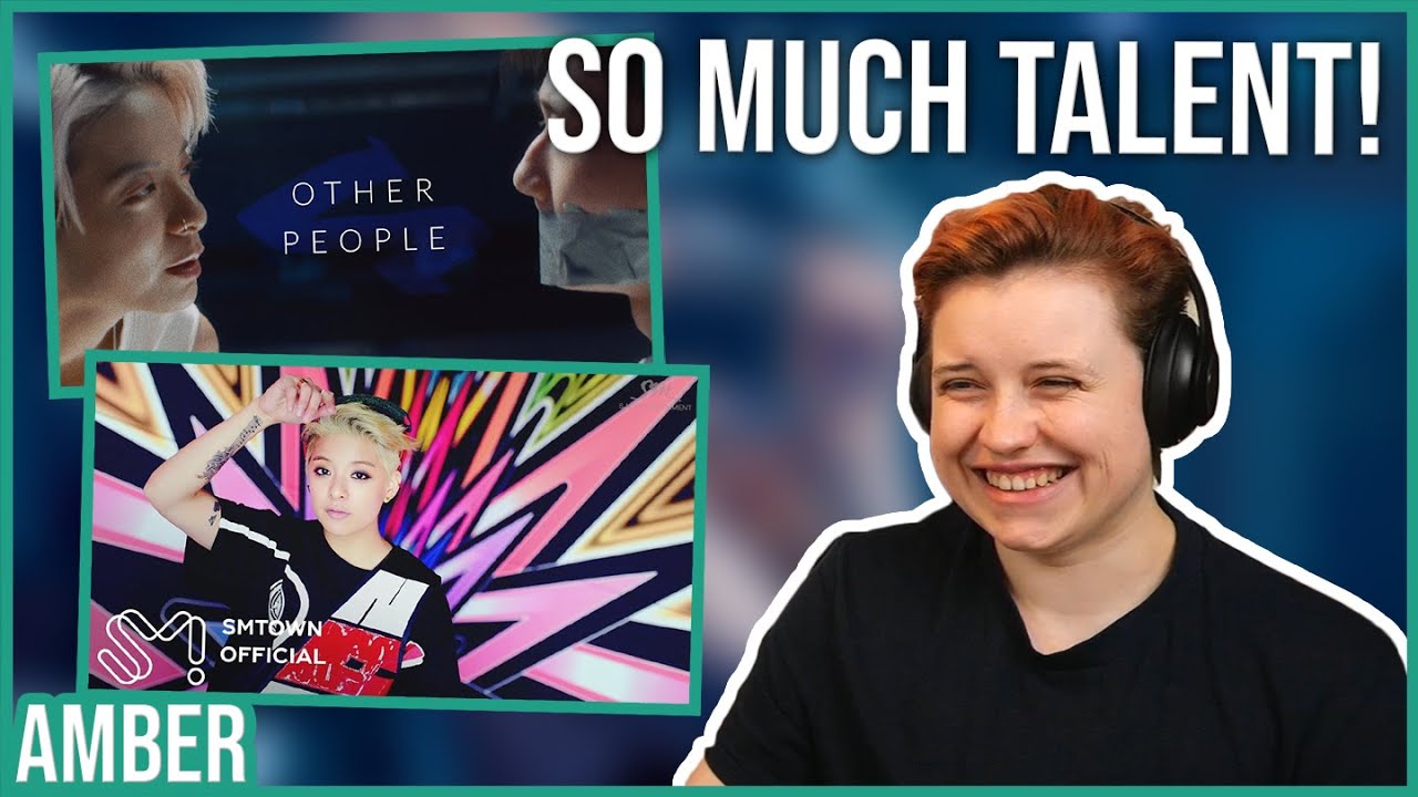 REACTION to AMBER - SHAKE THAT BRASS, BORDERS, LOWER & OTHER PEOPLE MVs