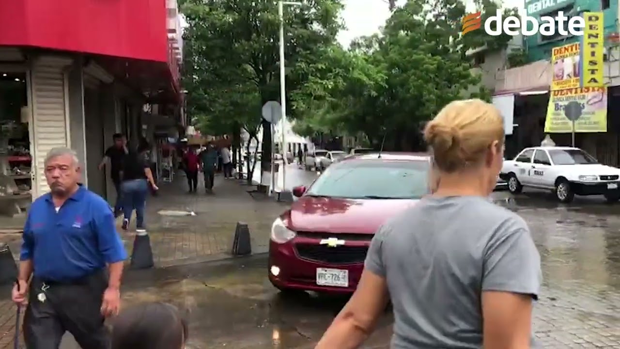 Así luce la actividad económica del centro de Culiacán mientras la jornada de inseguridad permanece