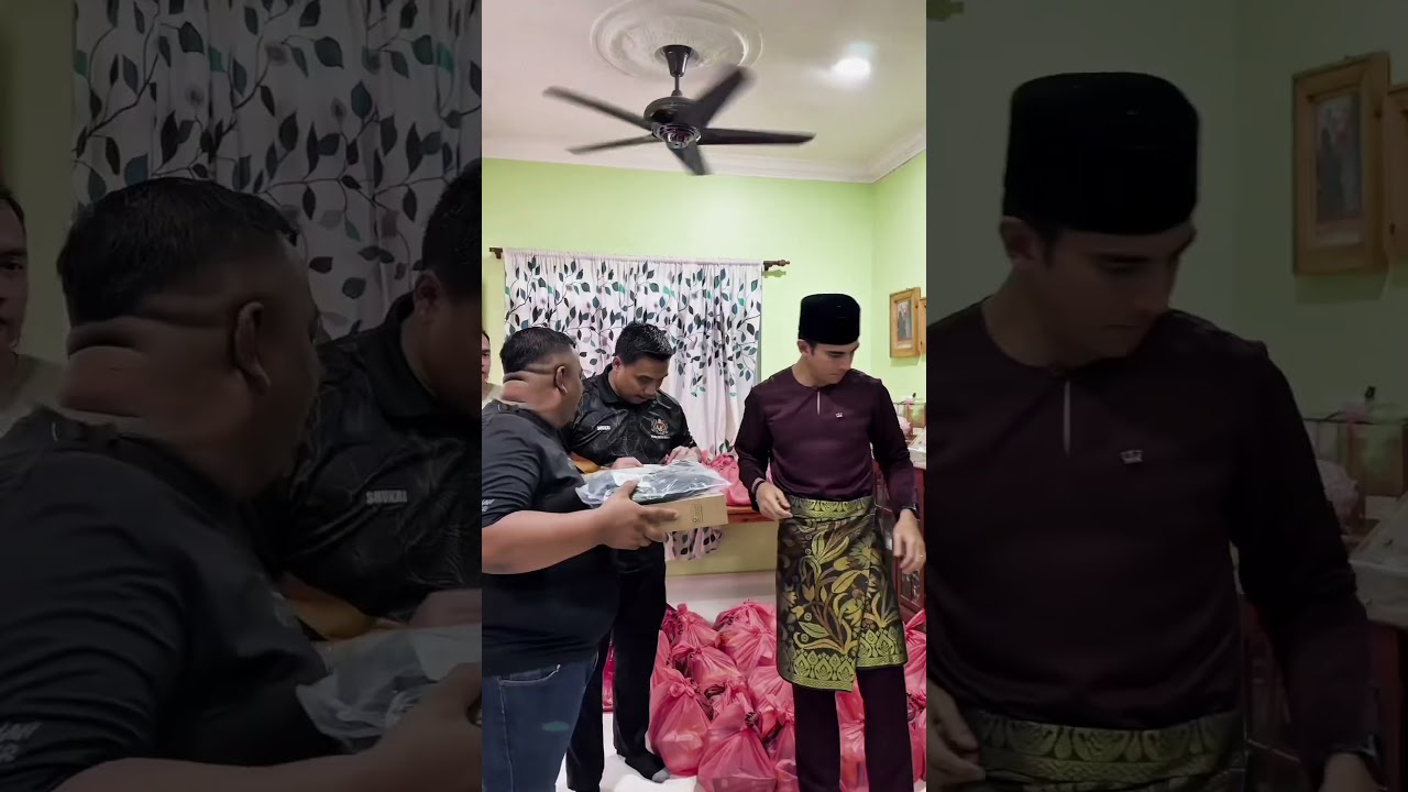 Syed Saddiq Sampaikan Duit Raya Dari Bella Astillah Untuk Warga Muar