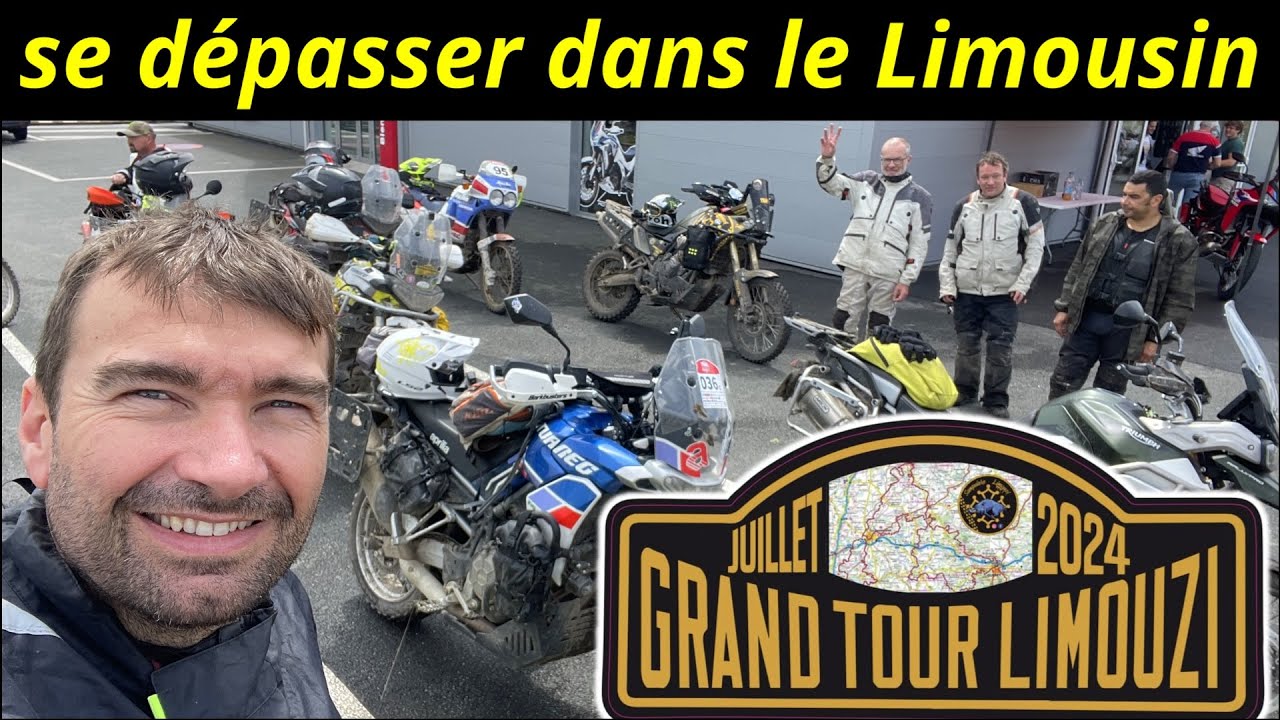 Je m'attaque aux 256 Km du Grand Tour Limouzi 2024 avec la Tuareg 660
