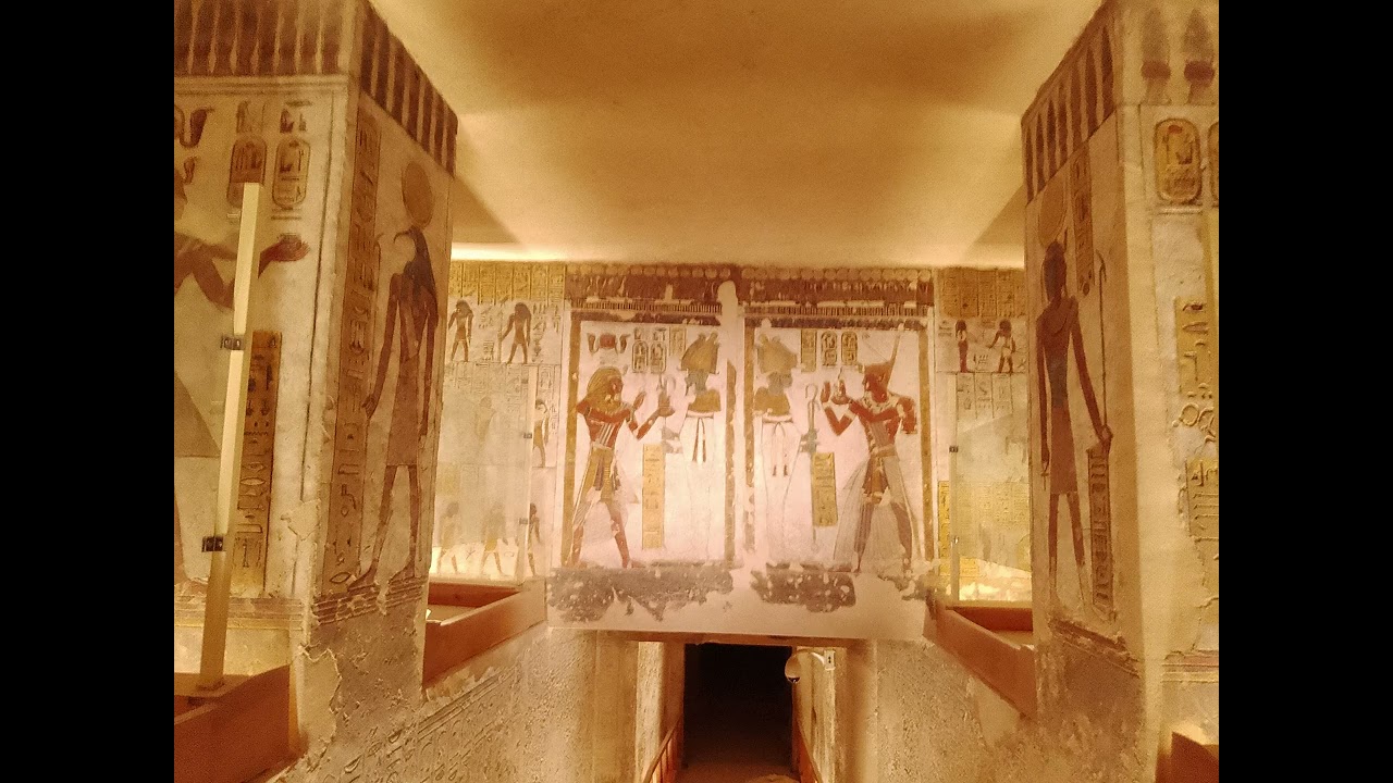 KV 11.The tomb of Pharaoh Ramesses III. VI.Valley of the Kings.ancient.egypt .Egypt.Luxor.