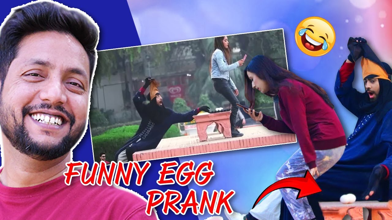 Funny Egg Prank On Girls || Reaction - The Reactiverse