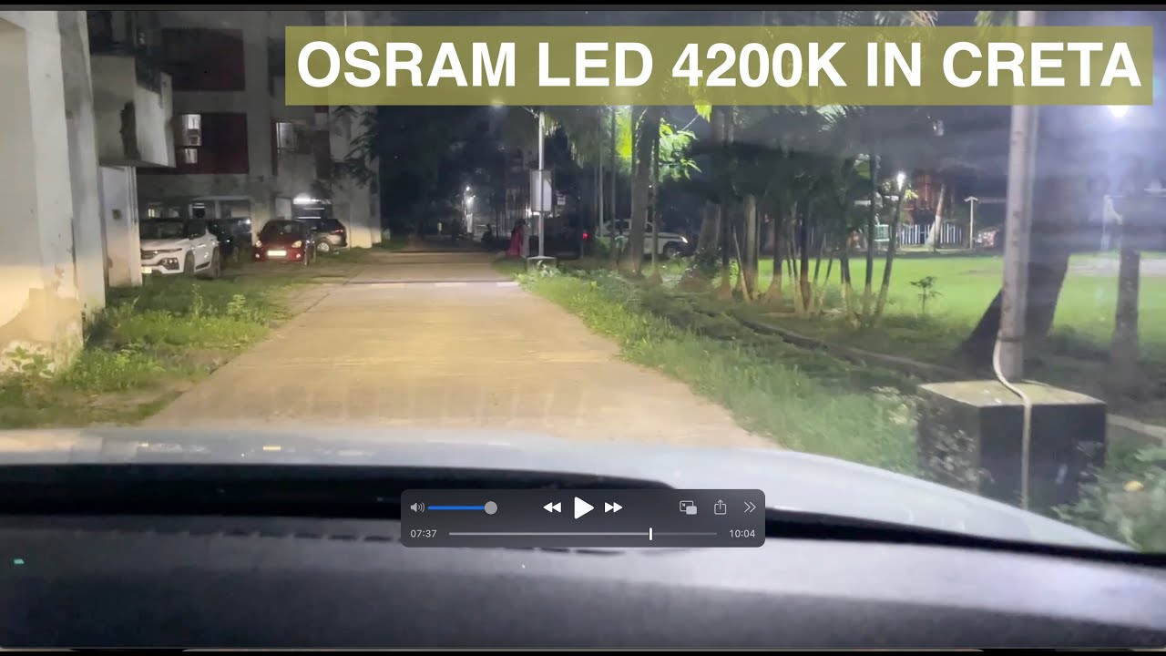 Replacing LED Headlight In Hyundai Creta | Osram HB3 50 Watt 4200K | Unbox | Installation | Output