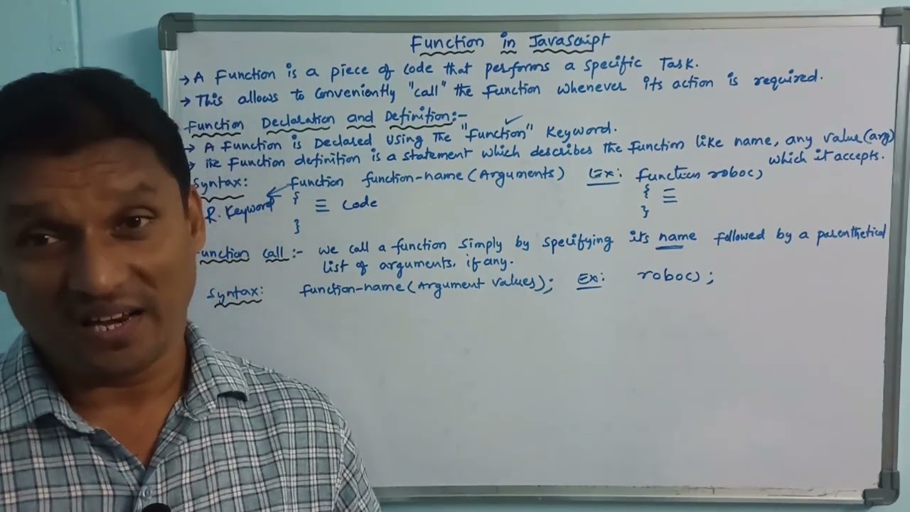Functions in JavaScript | JavaScript Functions | CLASS-42 | JavaScript Tutorial | Telugu