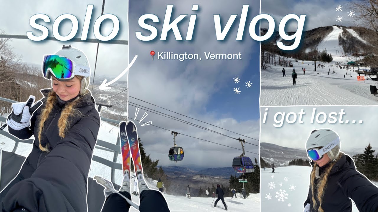 WINTER SKI TRIP! *i got lost lol. ⛷️❄️ day trip to killington, vermont!! college vlog + ski with me!