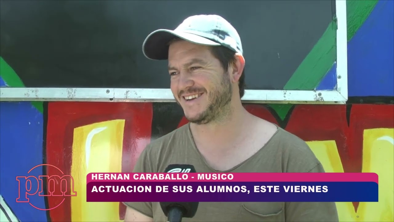 HERNAN CARABALLO:  PRESENTACION DE SUS ALUMNOS Y PEÑA EL DOMINGO CON "MONO" BANEGAS