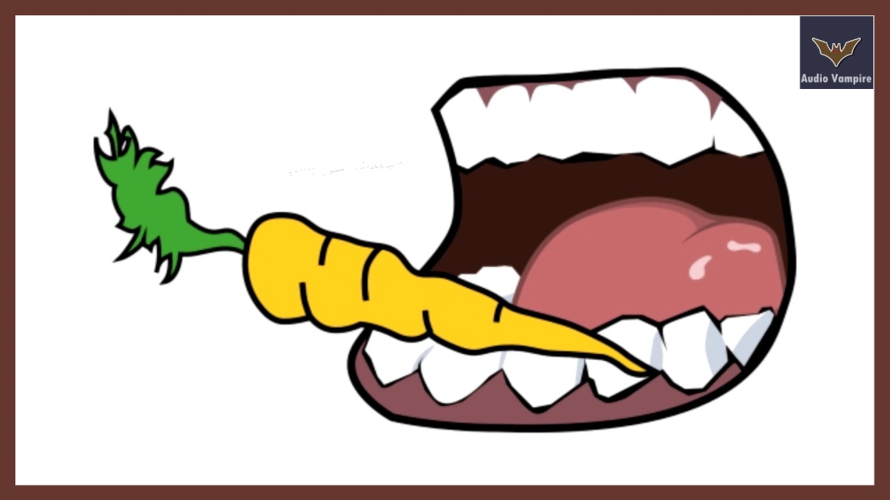 Cartoon Bite Sound Effect | Eating food | Audio Vampire
