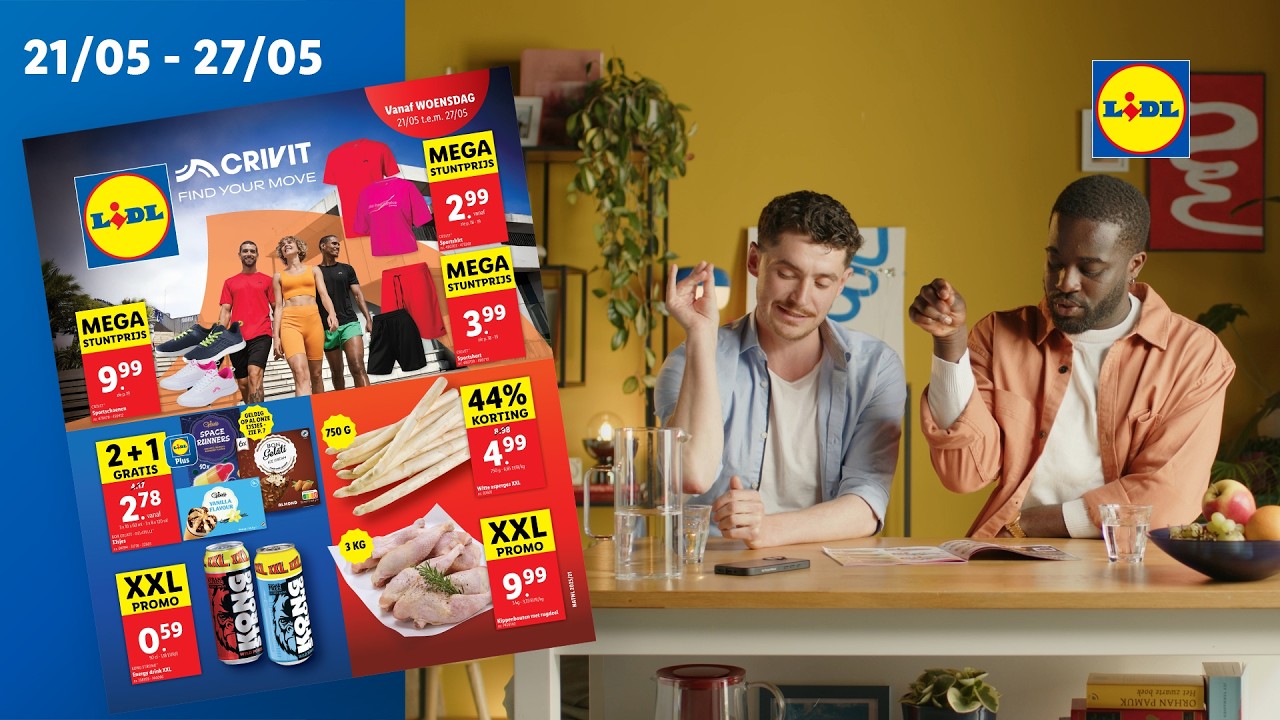 Folderfans - Aflevering 2: Thijs en Felix fileren de Lidl promo’s van 21 tot en met 27 mei