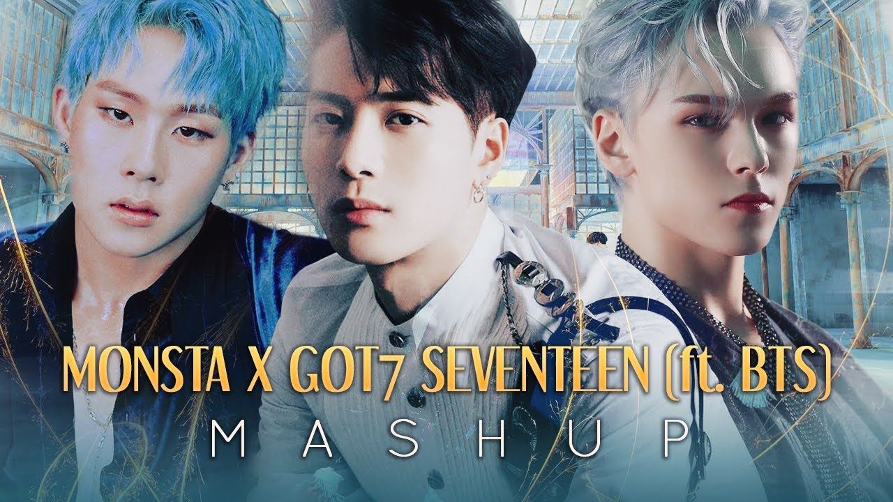 MONSTA X / GOT7 / SEVENTEEN / BTS — Beautiful / Not By The Moon / Fear (ft. Fake Love) MASHUP