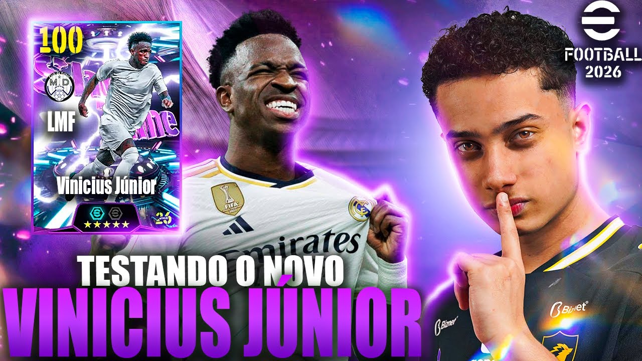 O NOVO VINICIUS JUNIOR SHOW TIME é MUITO CRAQUE | EFOOTBALL 2026