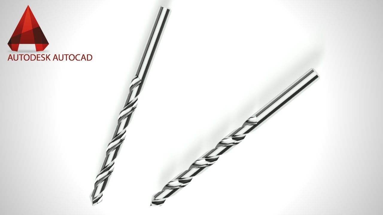 Realizar una Broca en Autocad 3D- AutoCad 2020