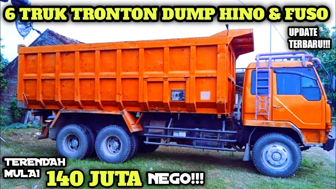 HARGA TRUK TRONTON DUMP HINO & FUSO BEKAS MURAH || MULAI 140JUTA || UPDATE 2021 || JUAL BELI TRUK