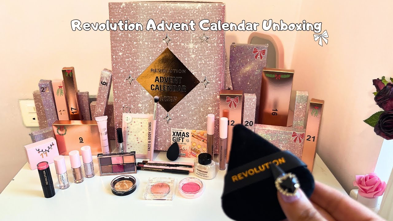 Revolution Advent Calendar Unboxing ✨my christmas gift to myself 🎁
