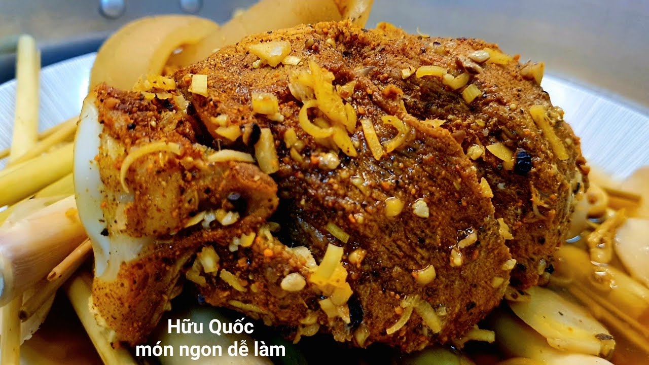 THỊT DÊ HẤP SẢ món ăn ngon chống ngán - Hữu Quốc món ngon dễ làm