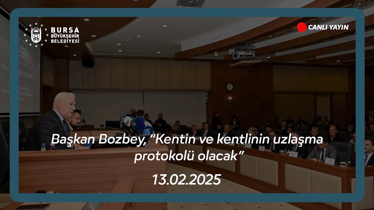 Bursa Büyükşehir Belediyesi | Şubat Ayı Olağan Meclis Toplantısı - Birinci Oturum #Canlı 📡