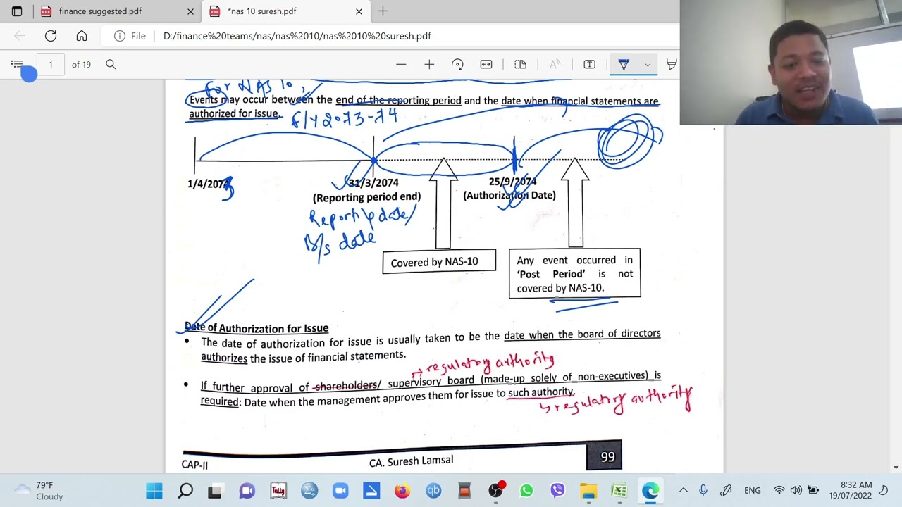 Lec 19 NAS 10 Events after the reporting period