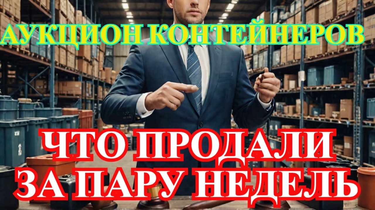 АУКЦИОН КОНТЕЙНЕРОВ - ЧТО УДАЛОСЬ ПРОДАТЬ ЗА ПАРУ НЕДЕЛЬ -    ПОКАЗЫВАЕМ