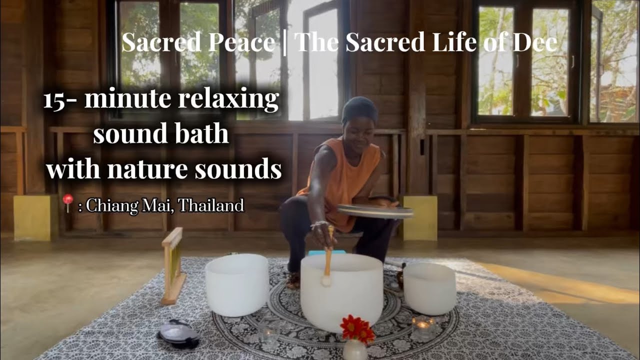 15- Minute Sound Bath Meditation | Relaxation | Sound-Healing 