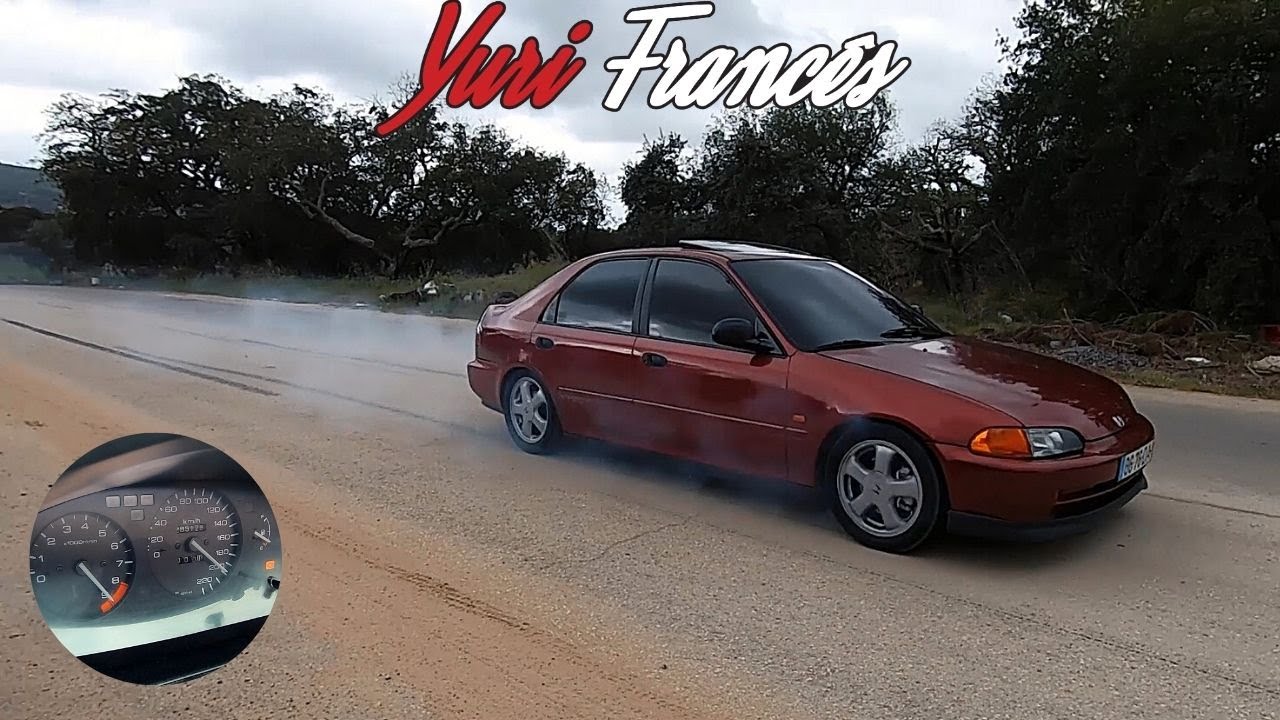 Burnout´s , Tiros, Rotação a MONTE, Vale Tudo Neste Civic VTi EG9 - AÇOooooooo