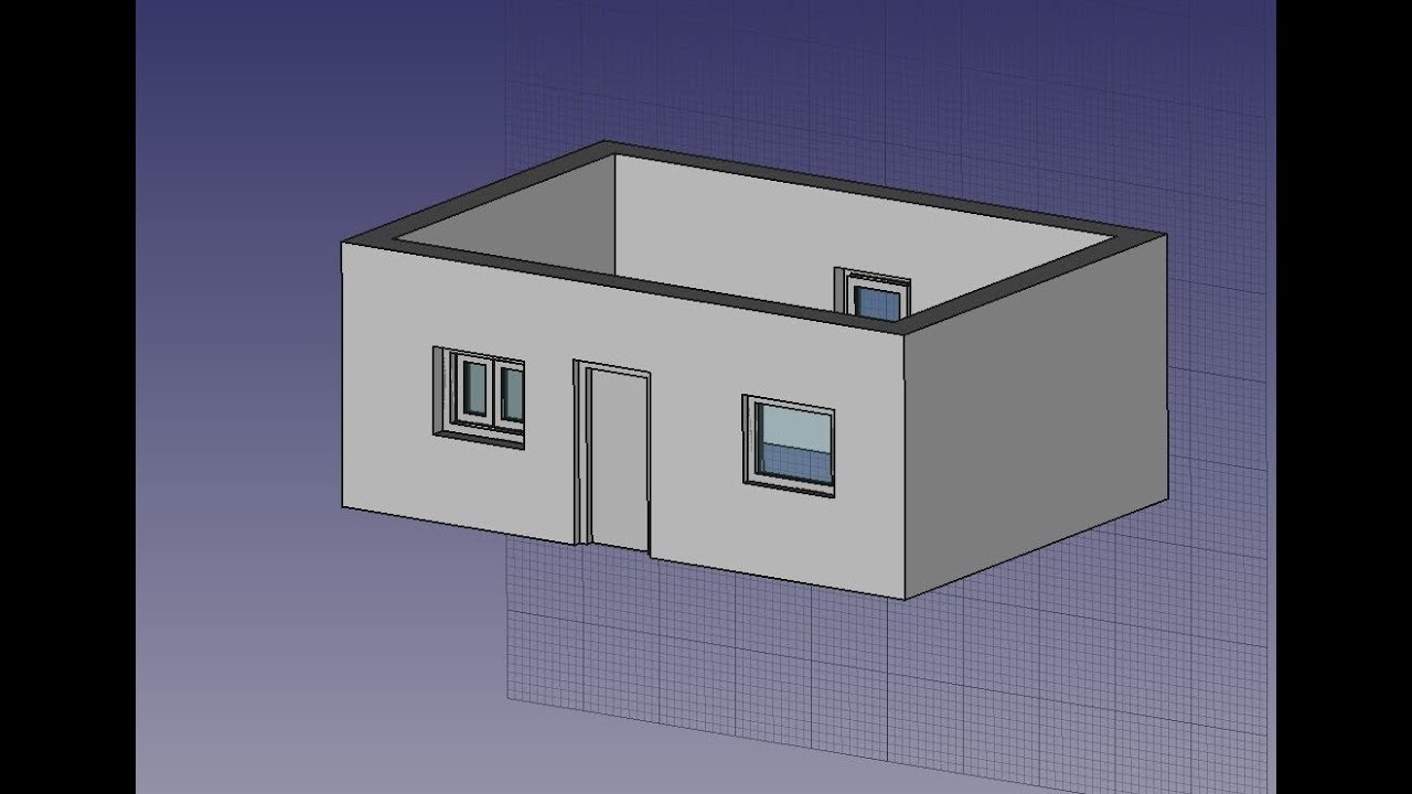 FreeCad BIM строительный верстак часть 2 СТРУКТУРА