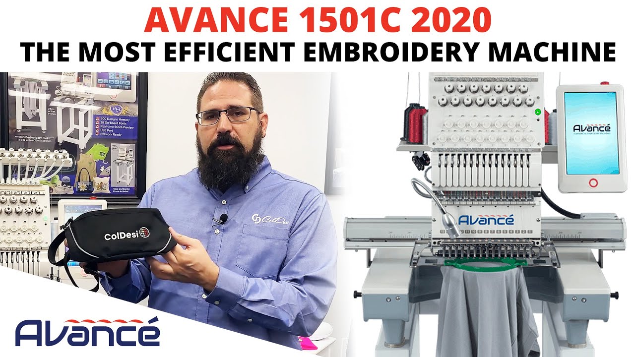 Avance 1501c 2020 | The Most Efficient Embroidery Machine