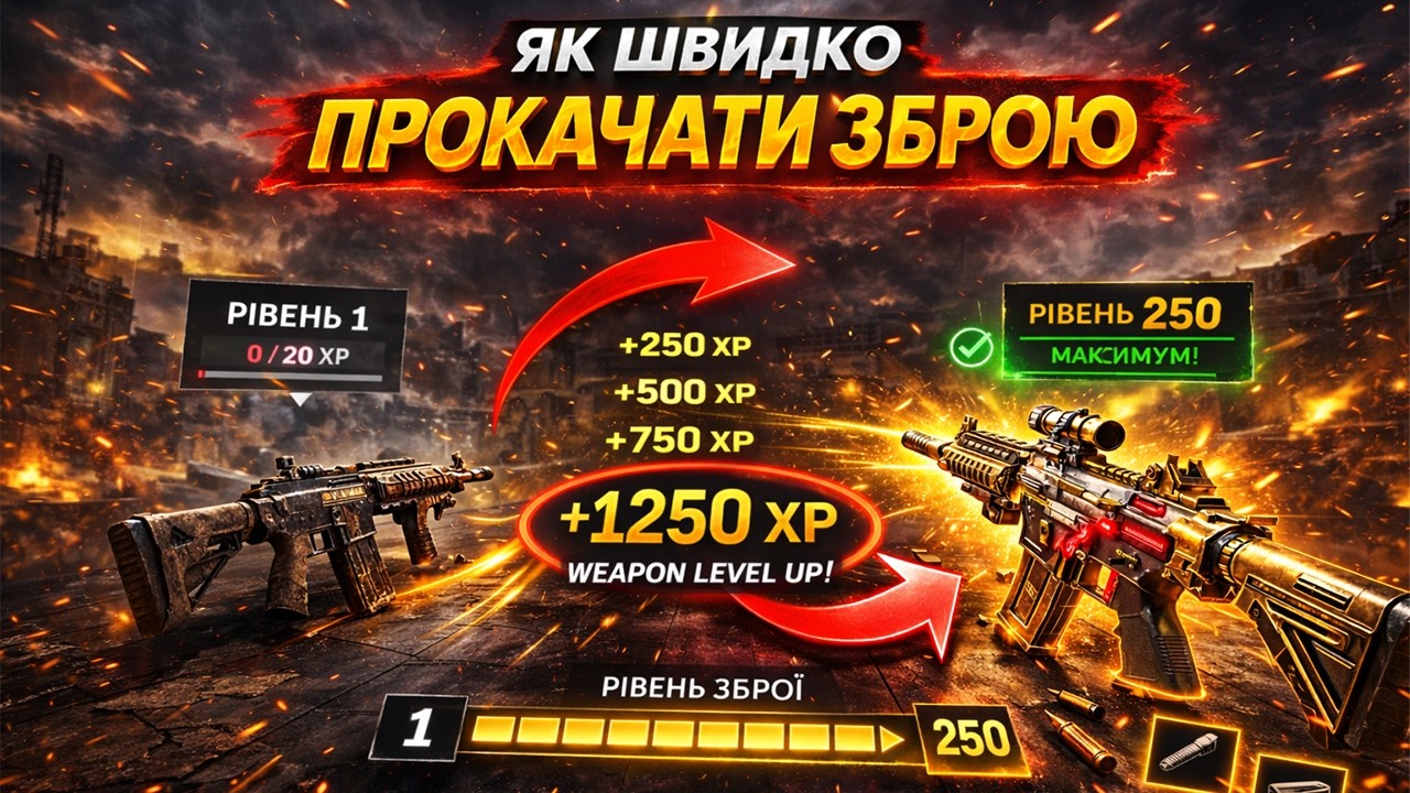 Як швидко прокачати зброю у Warzone! Або як я прокачав 360 рівнів Shadow SK за МРІЮ плиточника!💪