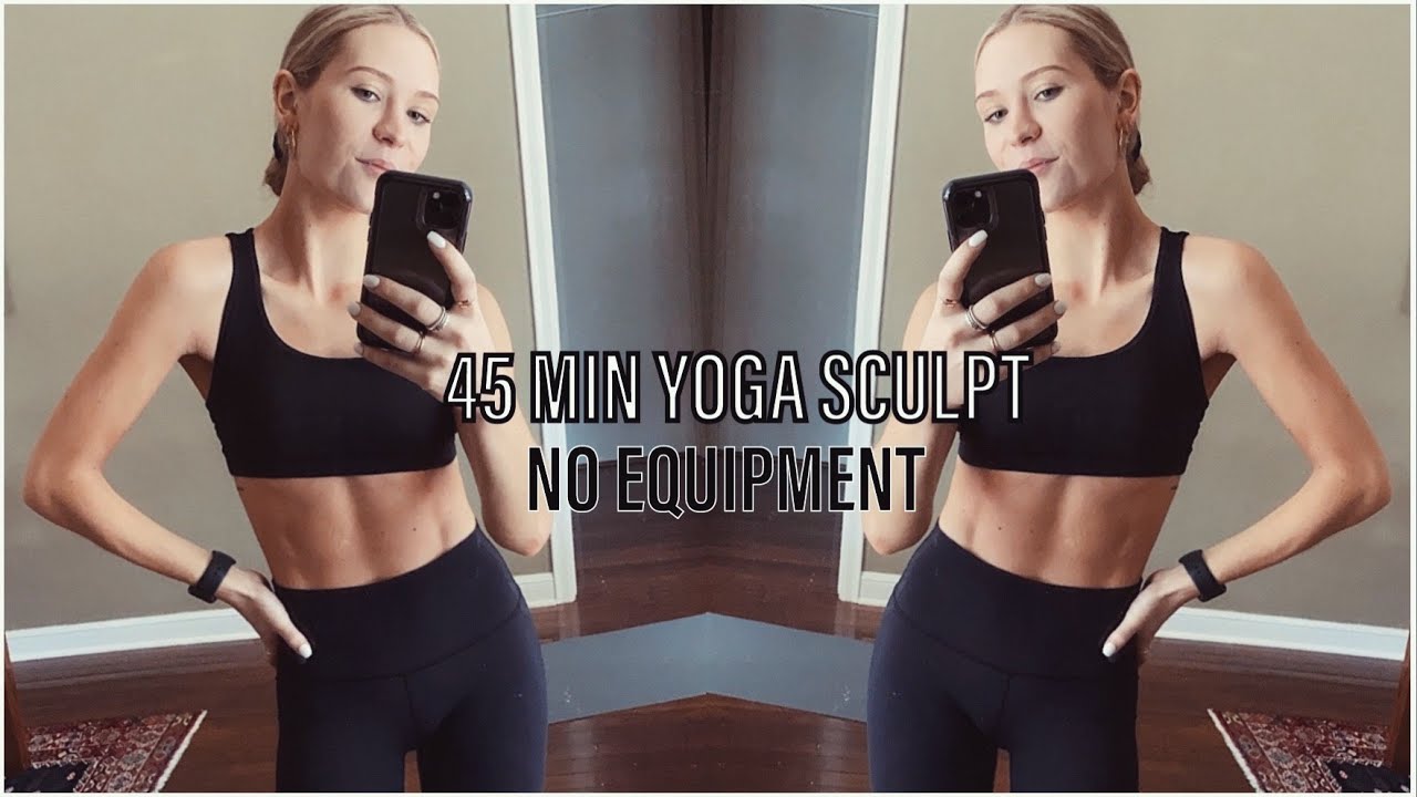 45 MIN KILLER YOGA SCULPT/BODYWEIGHT WORKOUT- (Live Stream)