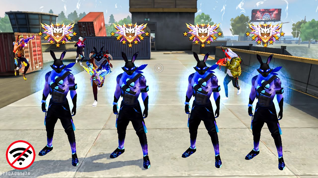 Galactic Bunny bundle 😱 No Internet Prank 🤣| FREE FIRE FUNNY GAMEPLAY | REVOX FF