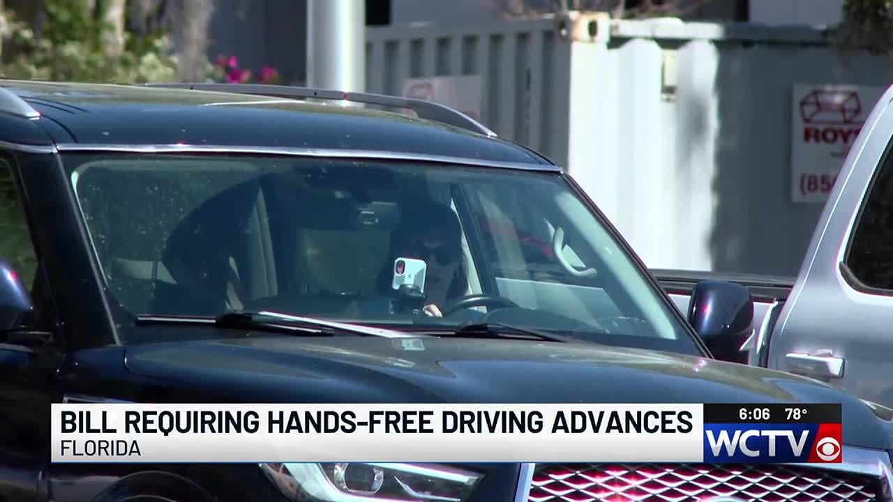 Hands-free driving bill advances in Florida Senate