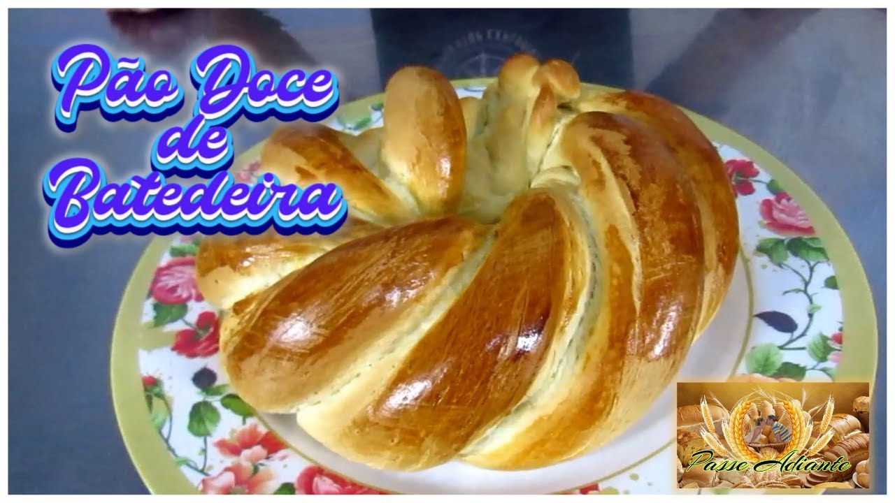 PÃO DOCE DE BATEDEIRA