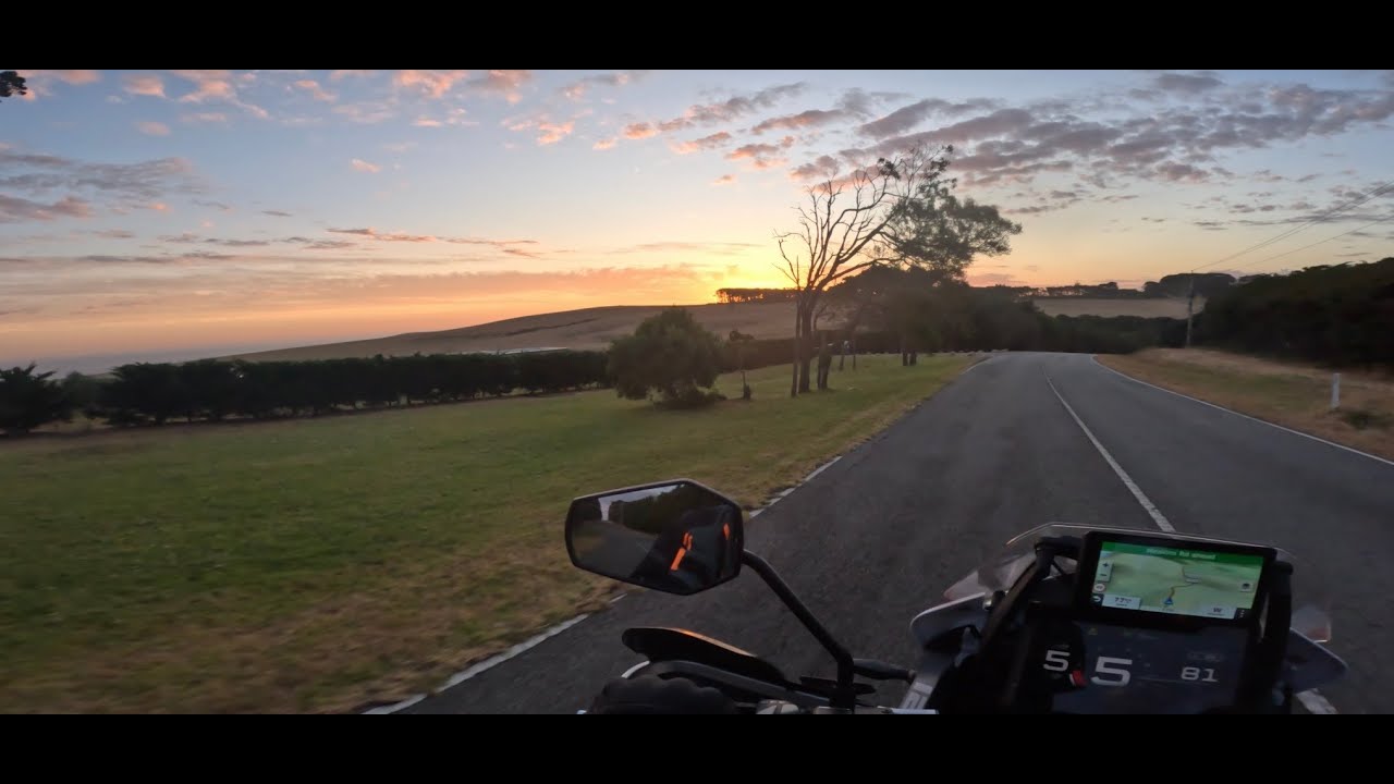 sunset run on my KTM 1290