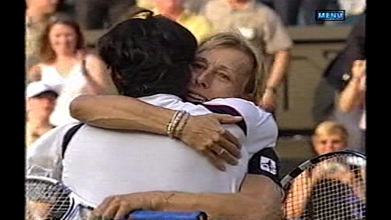 Martina Navratilova/Leander Paes vs. Anastasia Rodionova/Andy Ram Wimbledon 2003 F 💚💞