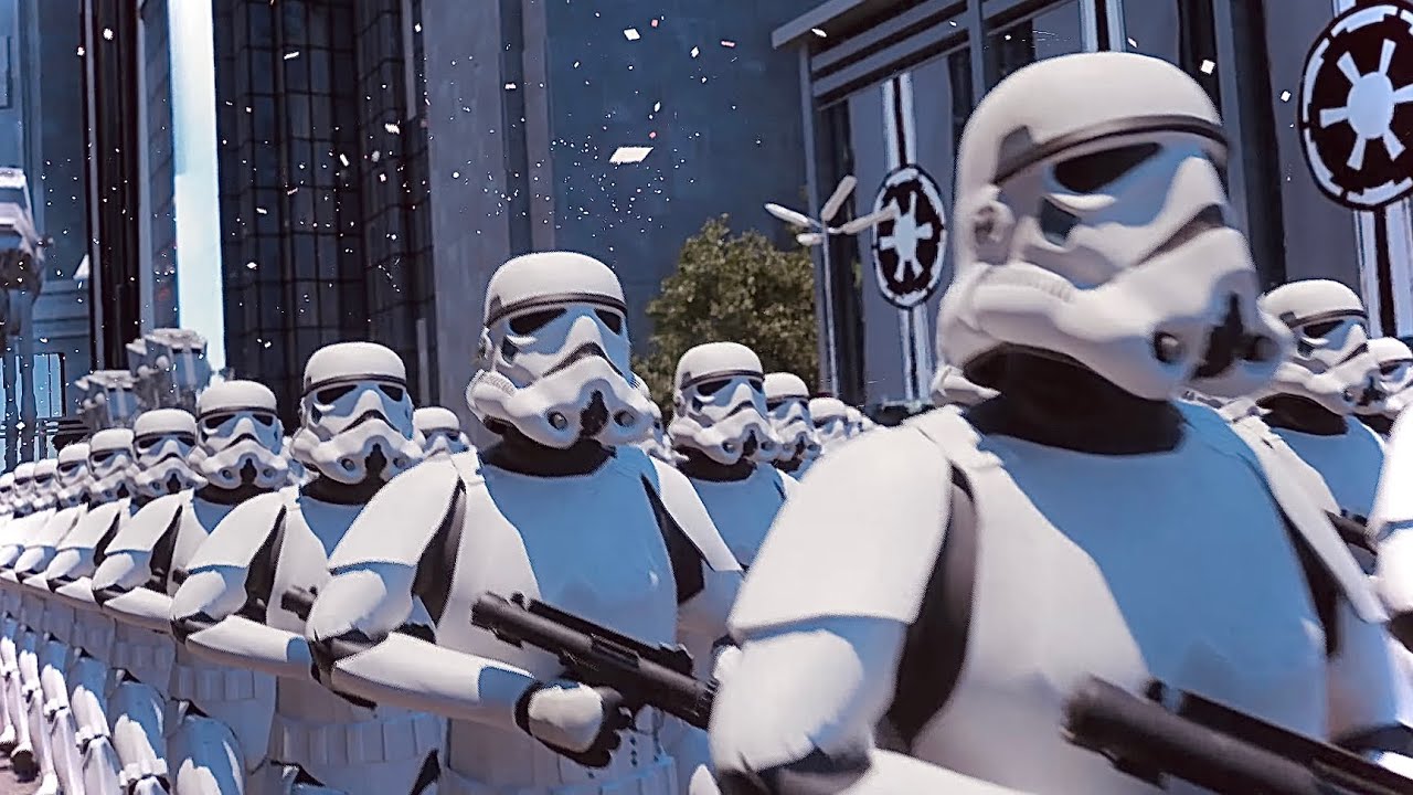 Galactic Empire Military Parade - Star Wars Animation