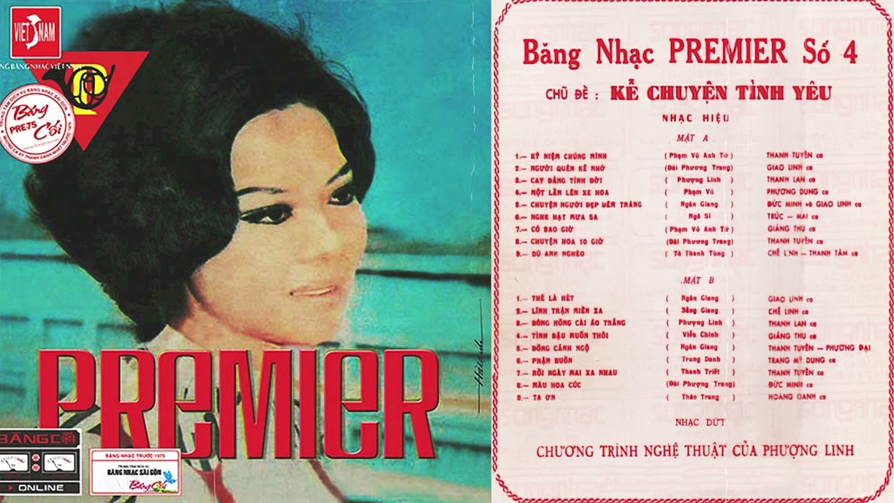 Nhạc Xưa 1975 - Thanh Tuyền, Giao Linh, Hoàng Oanh, Chế Linh | Premier 4 