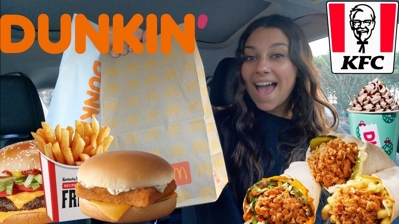 I Only Ate Fast Food Items I've NEVER Tried Before For 24 HOURS!!!