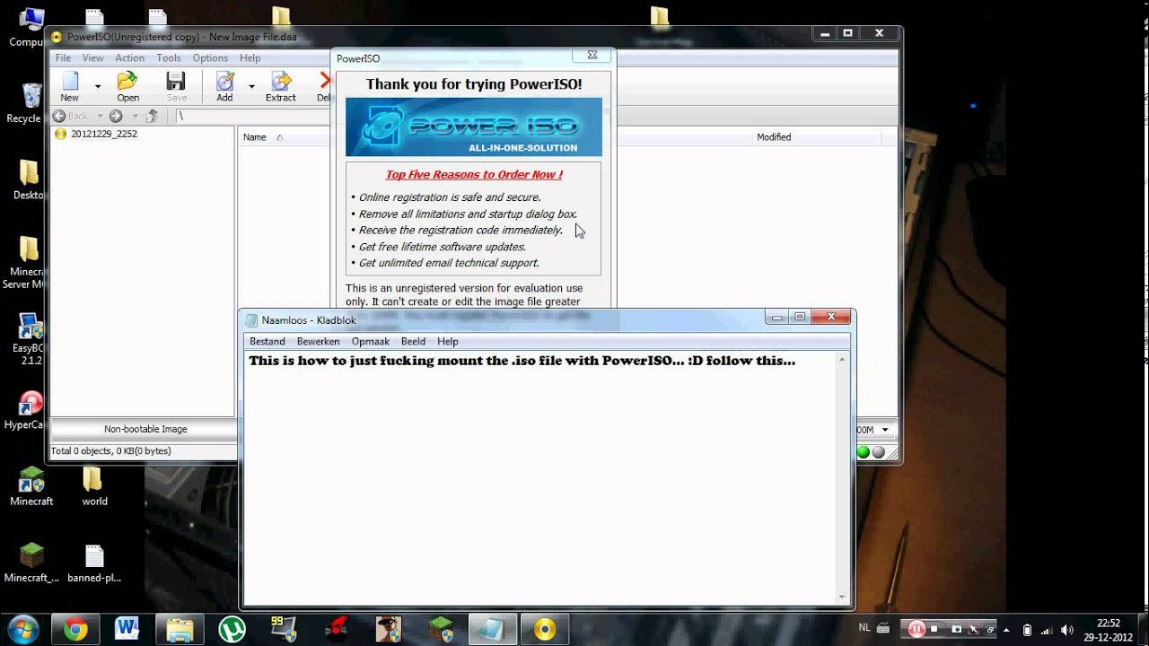 How to mount the mx vs atv unleashed .iso file