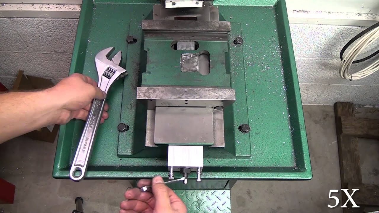 G0704 CNC Conversion 07 - XY Assembly & Ball Nut Modification