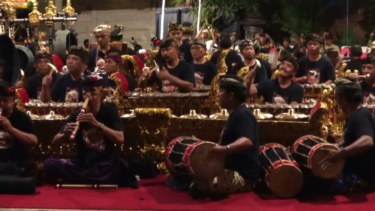 Tabuh Drama Gong Lawas, Puri Gandapura, Purnama, Kamis 25-1-2024