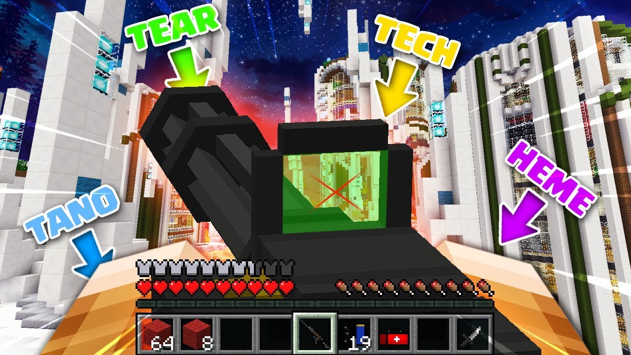 LA MIA PRIMA SFIDA DI NOTTE! - Minecraft ITA - FORTCRAFT w/ Tech Tear Tano Heme