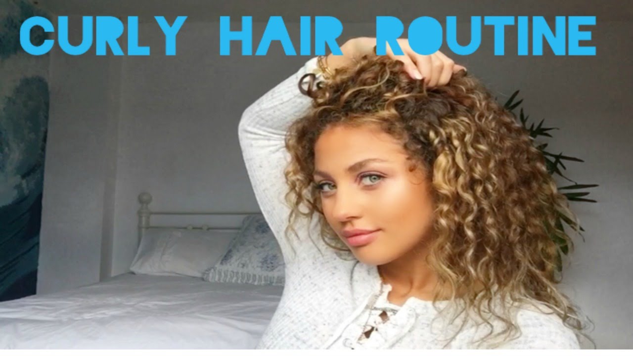 CURLY HAIR ROUTINE/everyday naturally curly hair