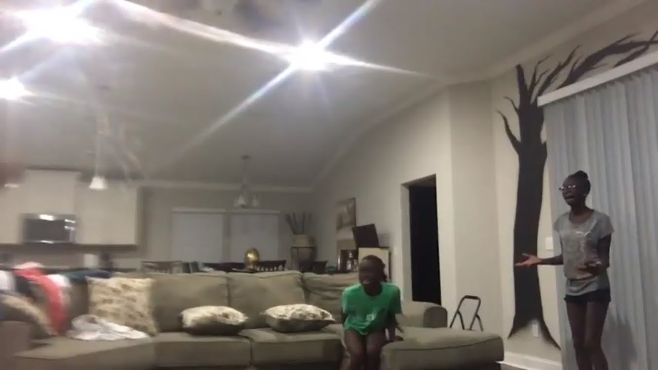 End of the world prank on sisters (she cries)