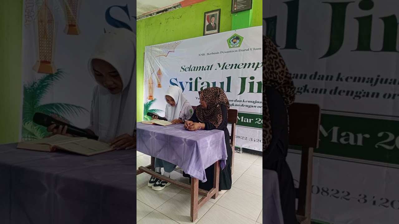 H 1 Ujian Syifaul Jinnankelas XII TKJ ASMK BP Darul Ulum RejosariAllahummarhamnabil Qur'an 😇