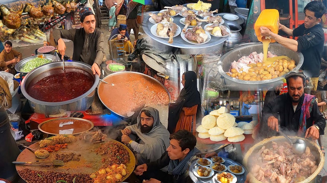 Marko Bazaar Nashta | Early morning street food in Marko Jalalabad Afghanistan | Roosh | Liver fry