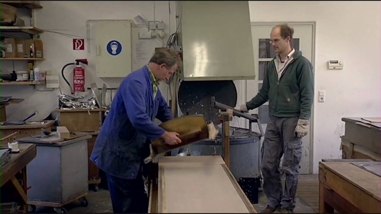 Pipe making and metal casting at the Ahrend organ workshop