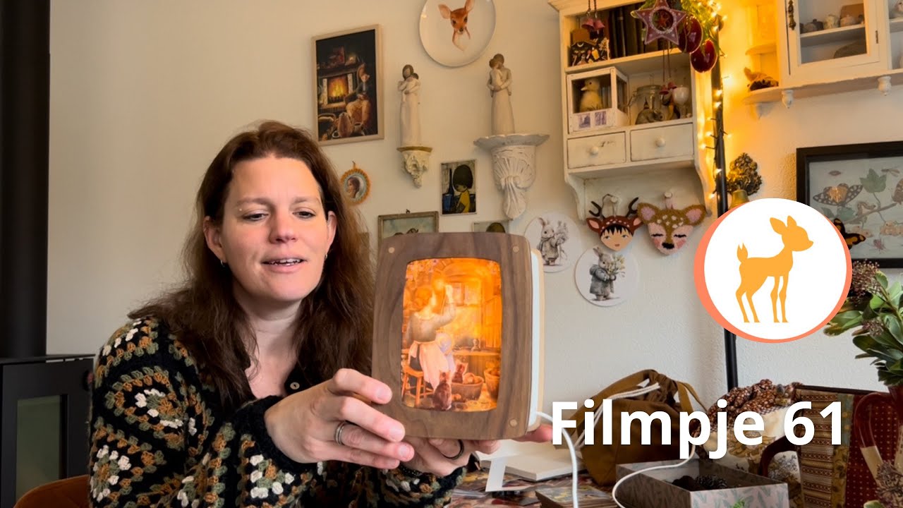 Filmpje 61 adventpakket, kaartenlamp en handwerkjes 